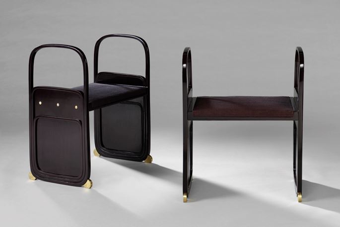Koloman Moser - Pair of stools | MasterArt